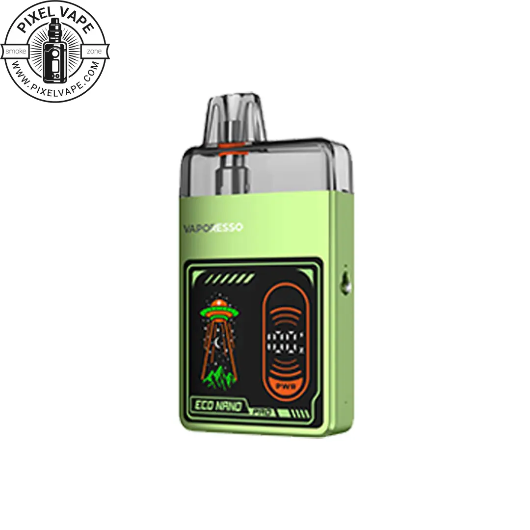 VAPORESSO Eco Nano Pro Green POD - پاد ویپرسو اکو نانو پرو سبز بهترین پاد سیستم ویپرسو پاد اکو نانو پرو ارزان جدیدترین مدل ویپرسو نانو