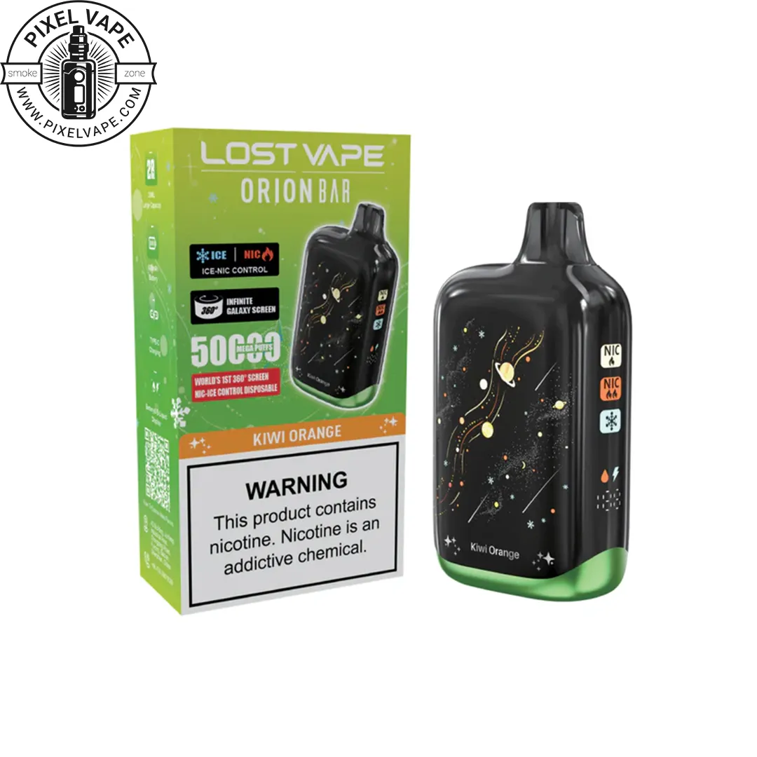 Lost Vape 50000 Puffs Kiwi Orange Pod - پاد یکبار مصرف لاست ویپ 50000 پاف کیوی پرتقال (قابل شارژ) Lost Vape 50000 Puffs Kiwi Orange Pod - پاد یکبار مصرف لاست ویپ 50000 پاف کیوی پرتقال (قابل شارژ)