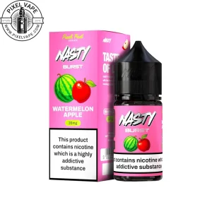 سالت نستی هندوانه سیب جدید - Watermelon Apple Nasty Salt Burst Series copy، سالت هندوانه سیب نستی جدید
