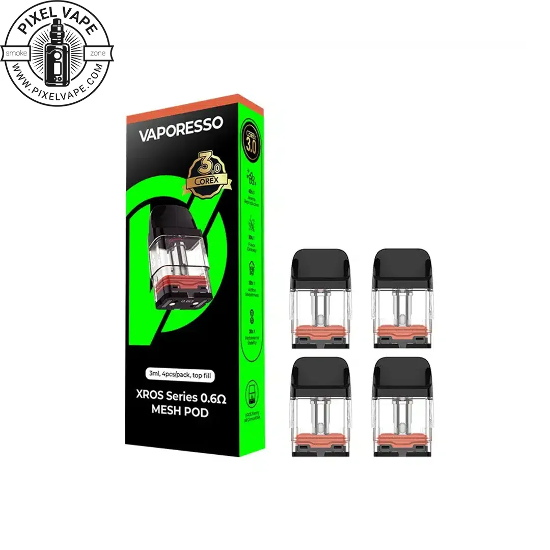 کلرتریج ویپرسو سری ایکسراس کورکس 3.0 با مقاومت 0.6اهم - Xros Corex 3.0 0.6 ohm Cartridge کلرتریج ویپرسو سری ایکسراس کورکس 3.0 با مقاومت 0.6اهم - Xros Corex 3.0 0.6 ohm Cartridge، کارتریج ویپرسو سری ایکسراس کورکس 3